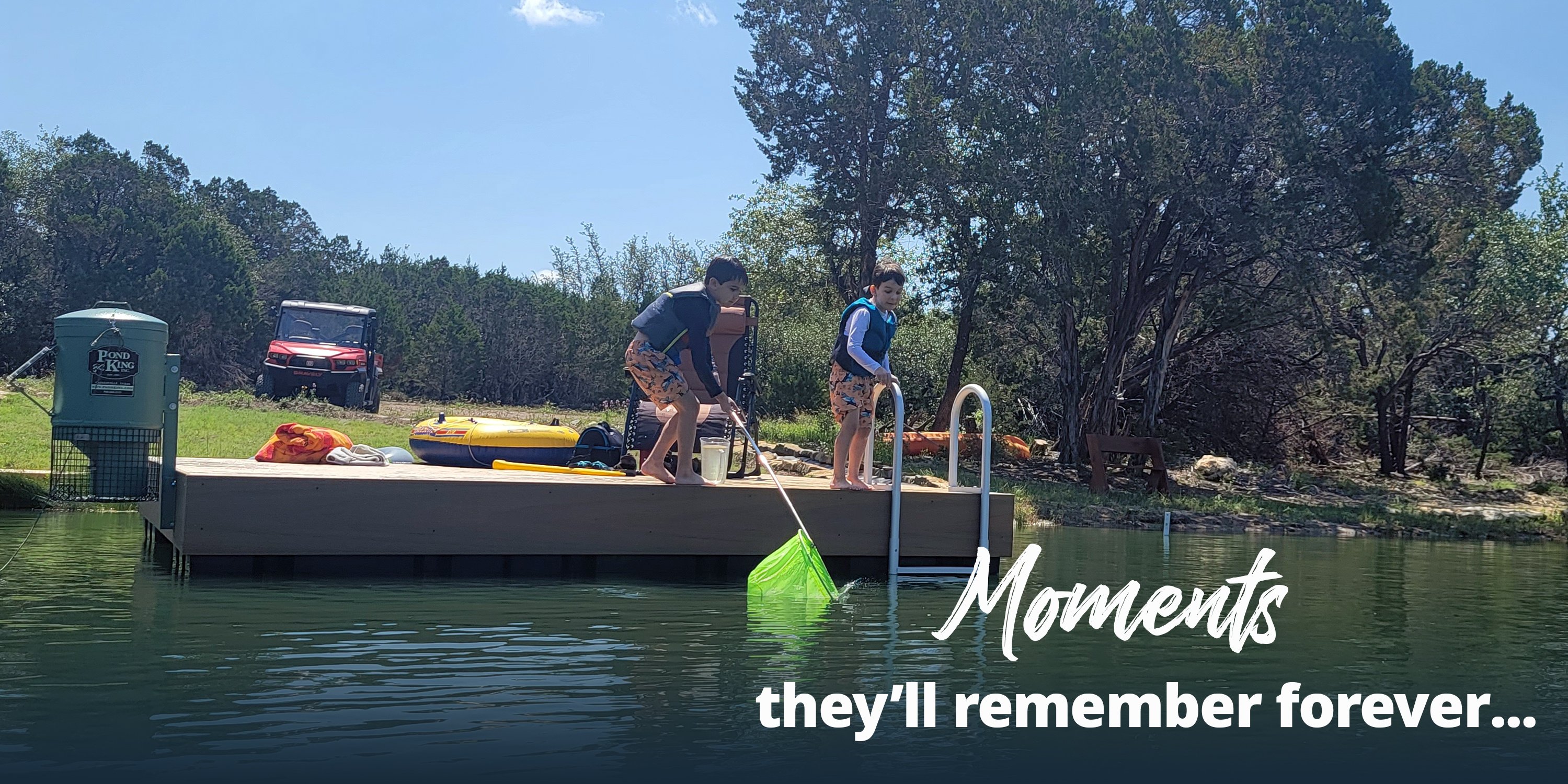 Floating Docks by Pond King